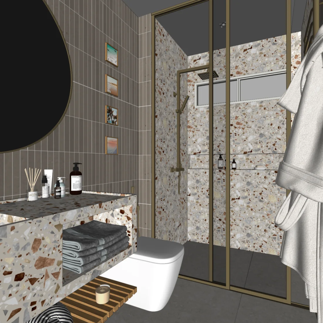 Banheiro: modelagem no SketchUp