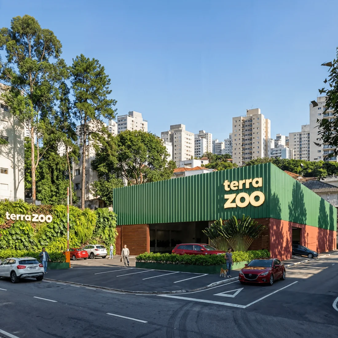 Fachada comercial: render com IA